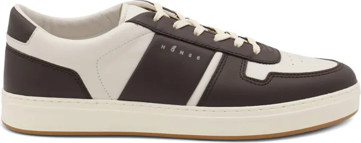 Leather Panelled Low-Top Sneakers