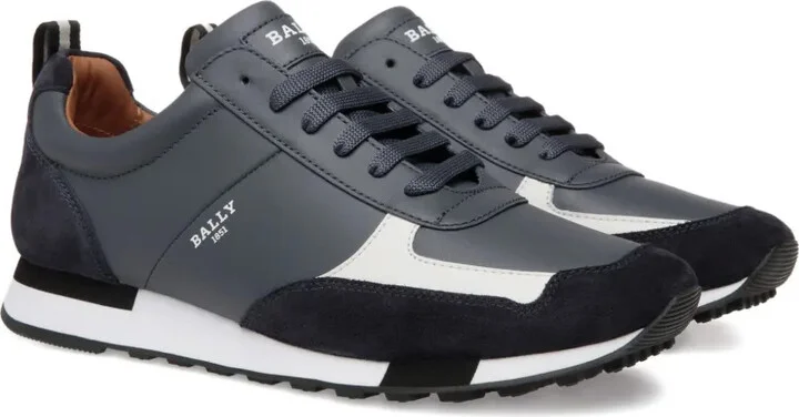 Leather Panelled Low-Tops Sneakers - Image 2