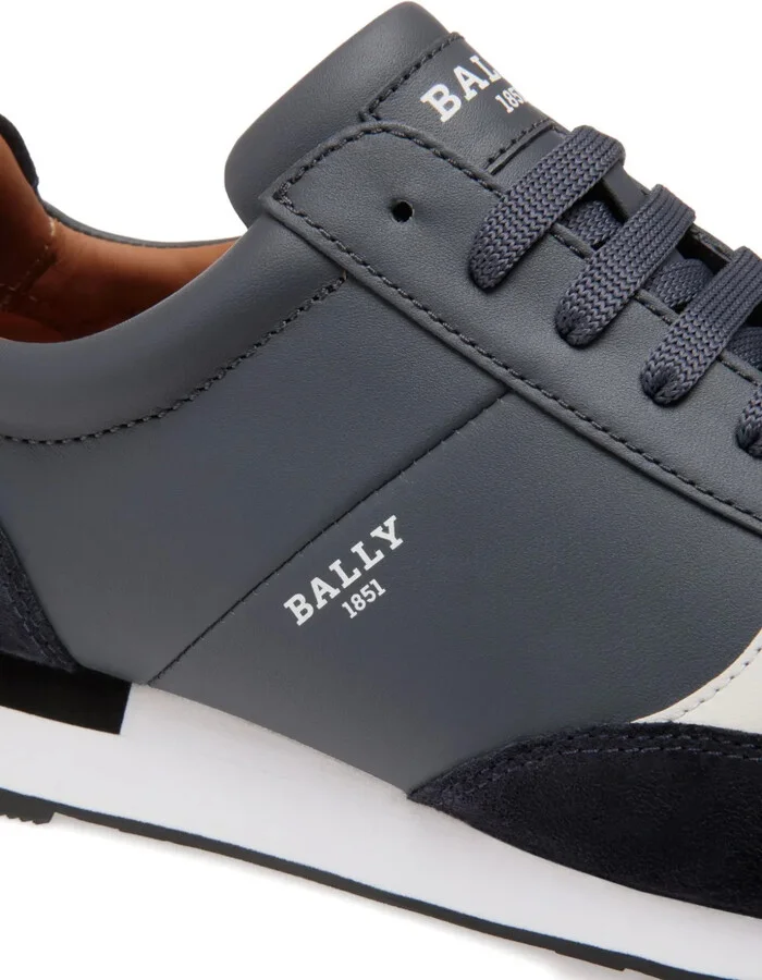 Leather Panelled Low-Tops Sneakers - Image 5