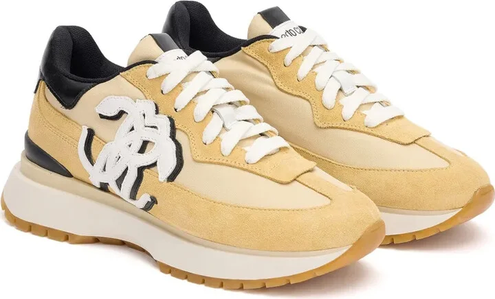 Leather-Panelled Sneakers - Image 2