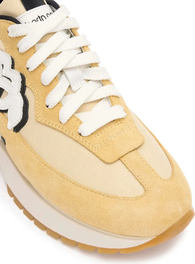 Leather-Panelled Sneakers - Image 5