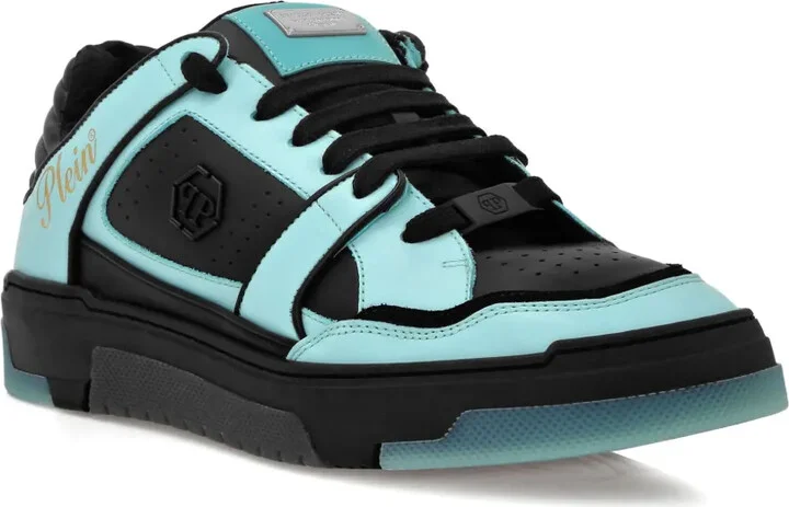 Leather-Panelled Sneakers - Image 2