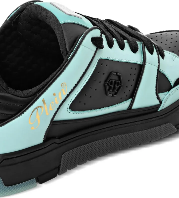 Leather-Panelled Sneakers - Image 4