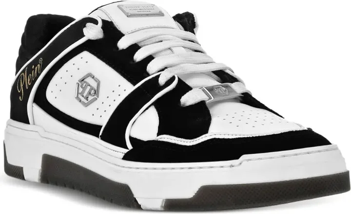 Leather-Panelled Sneakers - Image 2