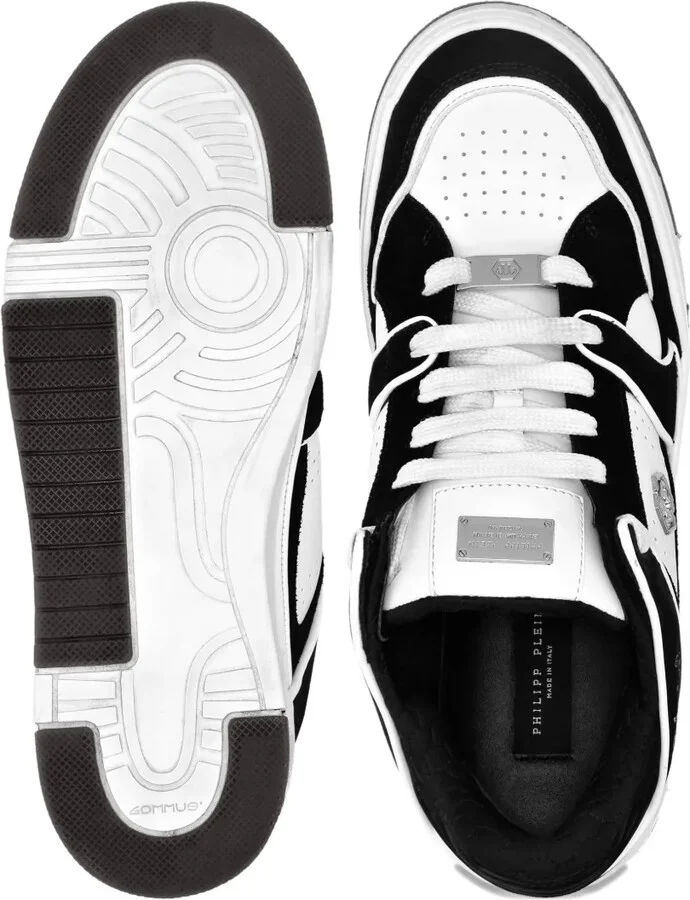 Leather-Panelled Sneakers - Image 3