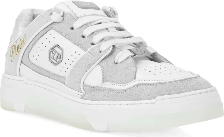 Leather-Panelled Sneakers - Image 2