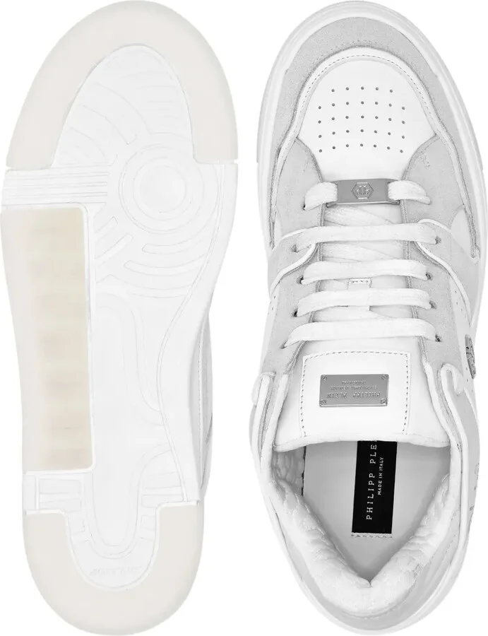 Leather-Panelled Sneakers - Image 3