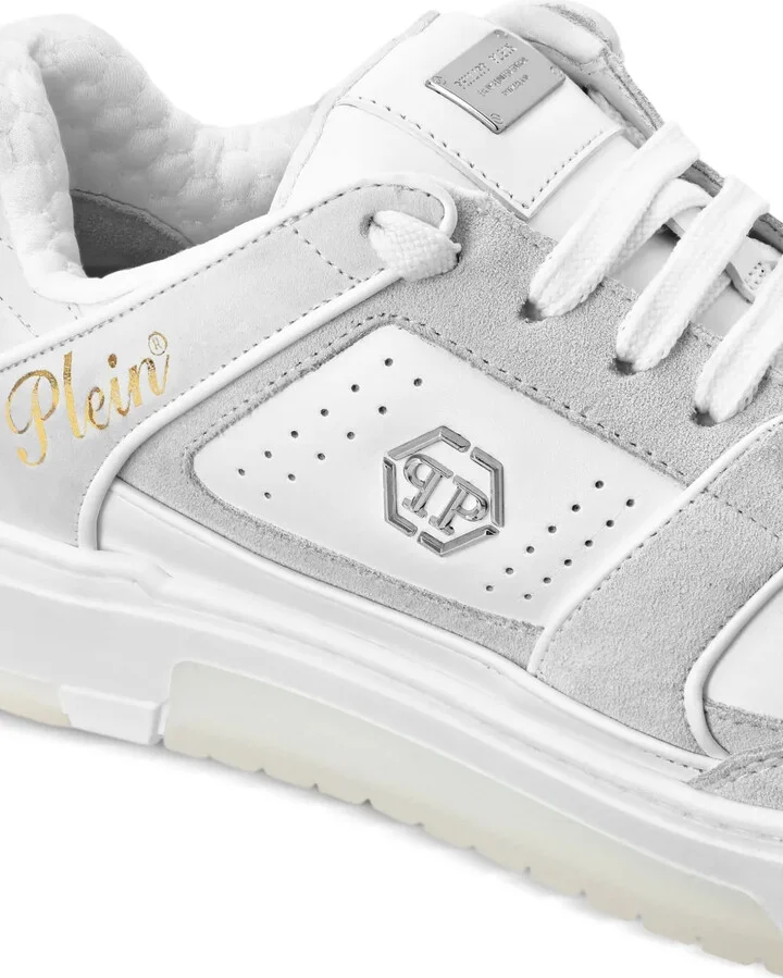 Leather-Panelled Sneakers - Image 4