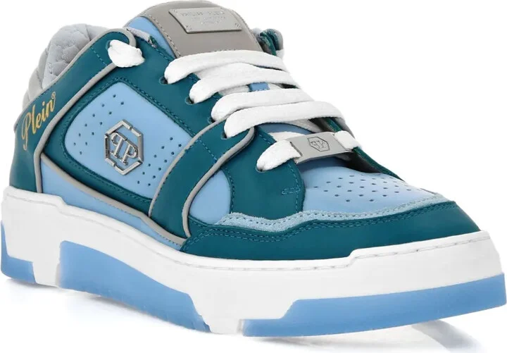 Leather-Panelled Sneakers - Image 2