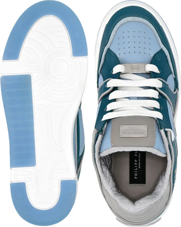 Leather-Panelled Sneakers - Image 3