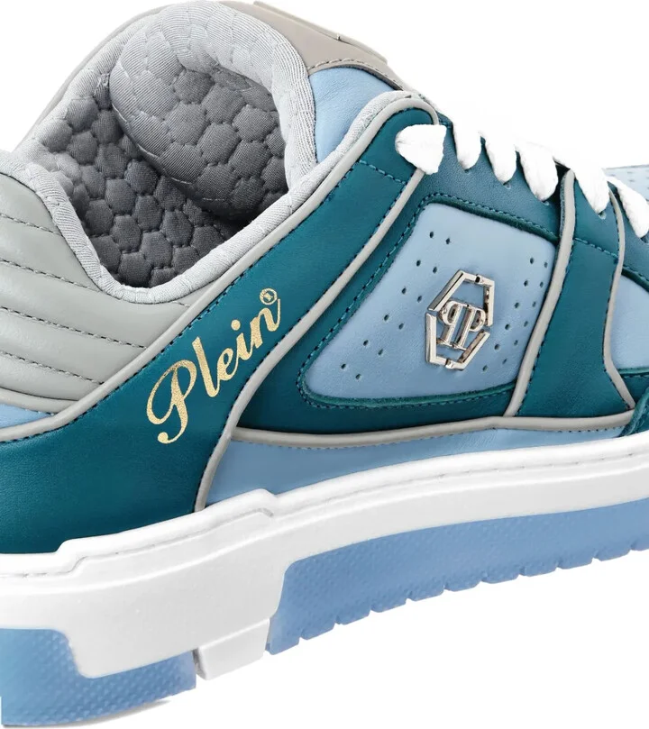 Leather-Panelled Sneakers - Image 4