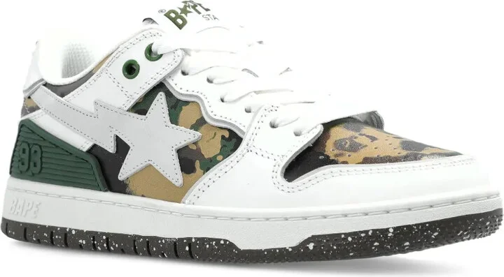 Leather-Panelled Sneakers - Image 2