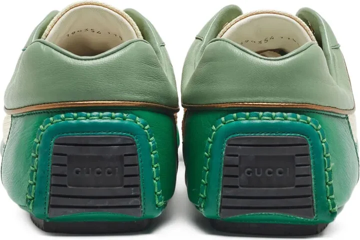 Leather Panelled Sneakers - Image 4