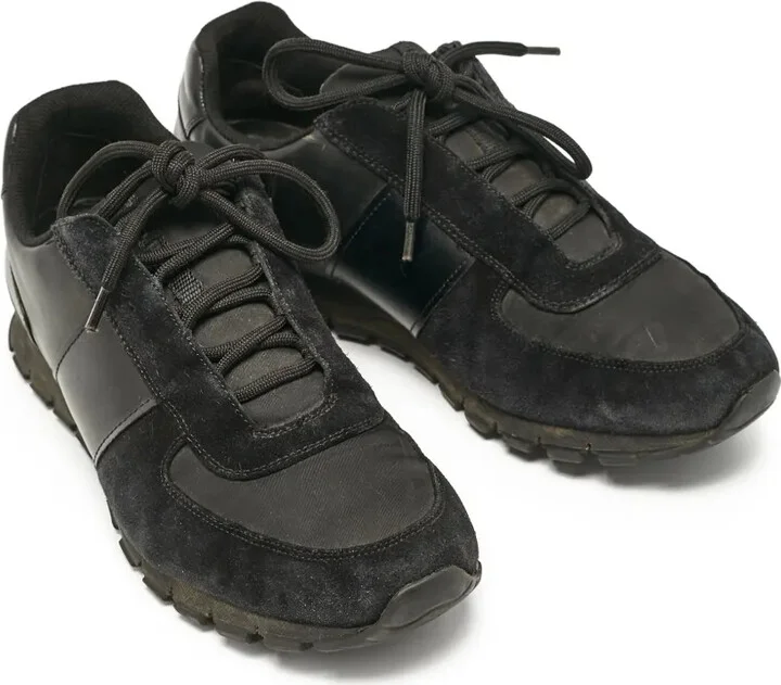 Leather Panelled Sneakers - Image 3