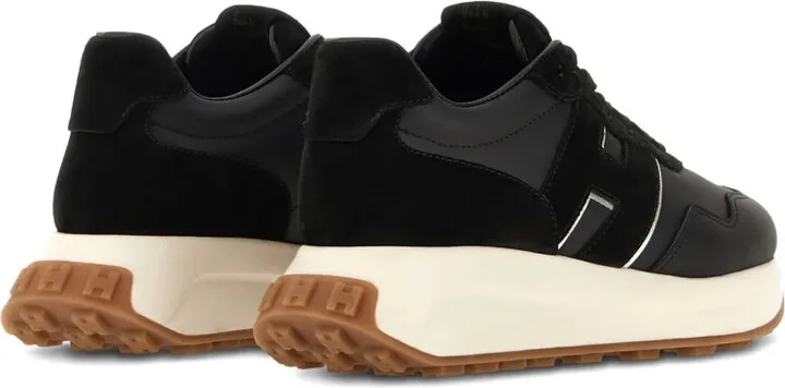 Leather-Panelled Sneakers - Image 3