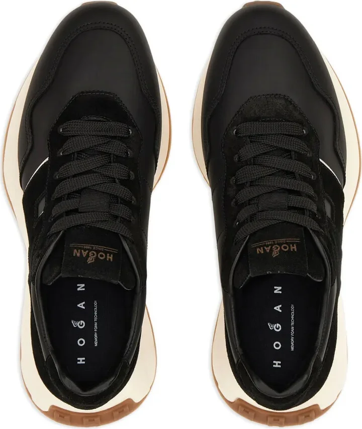 Leather-Panelled Sneakers - Image 5