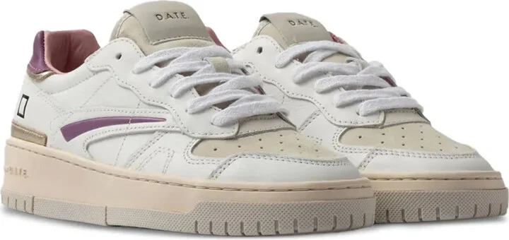 Leather Panelled Sneakers - Image 2