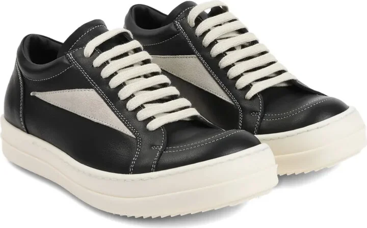 Leather Panelled Sneakers - Image 2