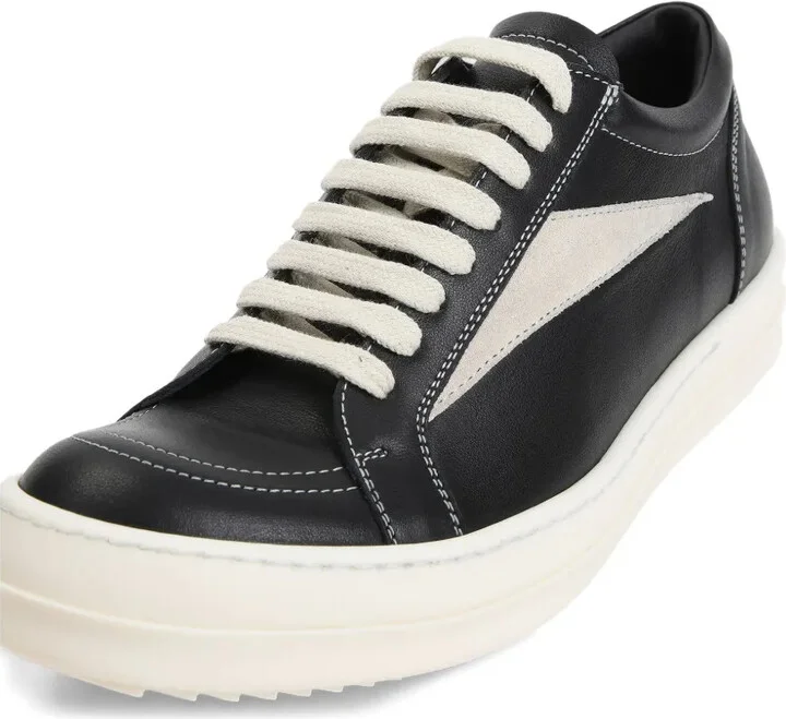 Leather Panelled Sneakers - Image 4