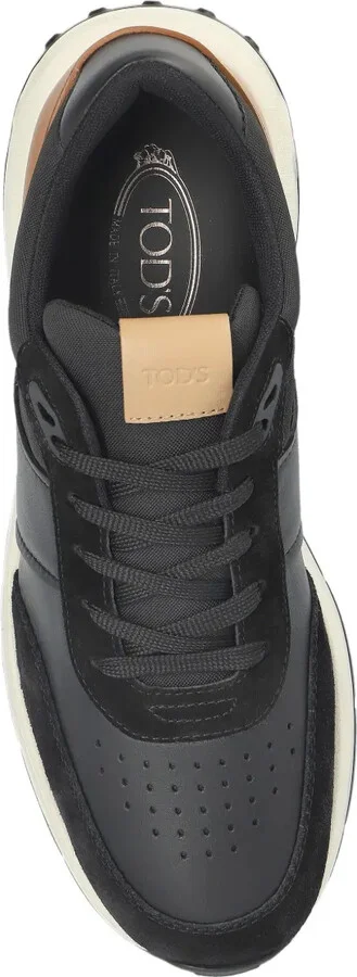 Leather Panelled Sneakers - Image 3