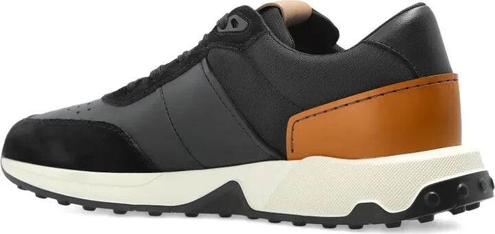 Leather Panelled Sneakers - Image 4
