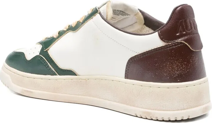 Leather-Panelled Sneakers - Image 3