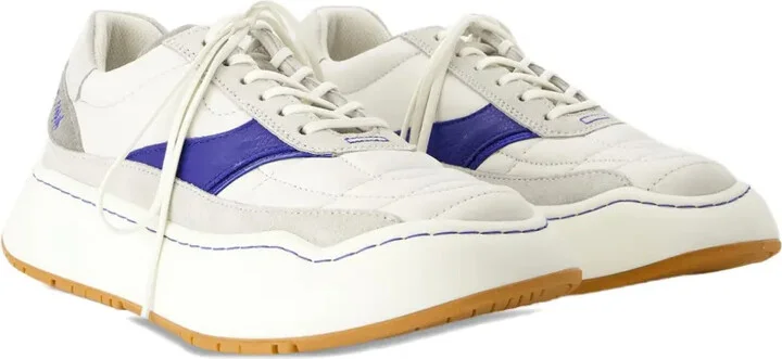 Leather Panelled Sneakers - Image 2
