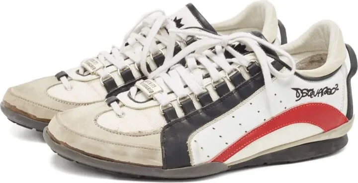 Leather Panelled Sneakers - Image 2