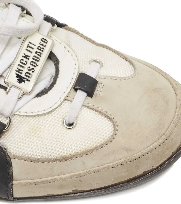 Leather Panelled Sneakers - Image 5