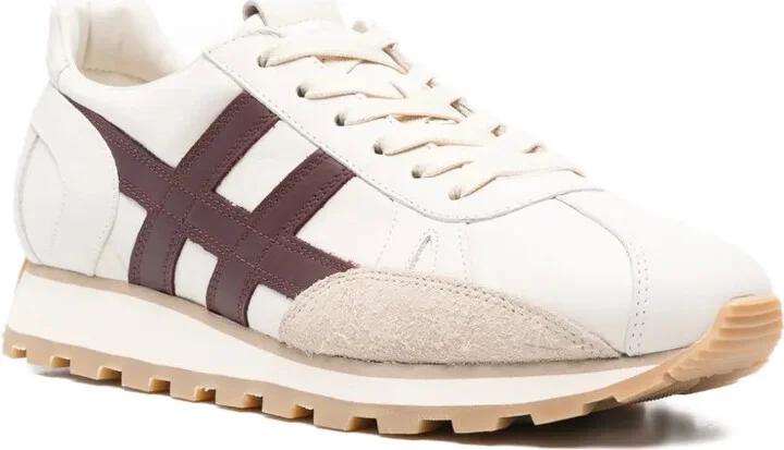 Leather Panelled Sneakers - Image 2