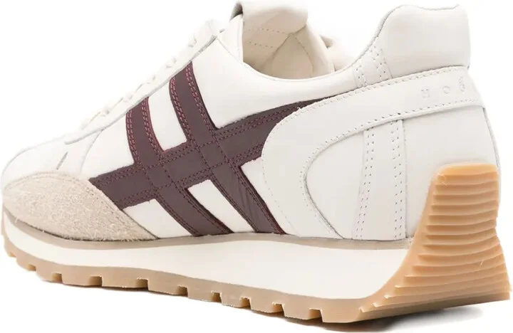 Leather Panelled Sneakers - Image 3