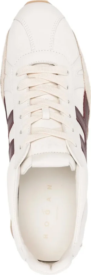 Leather Panelled Sneakers - Image 4