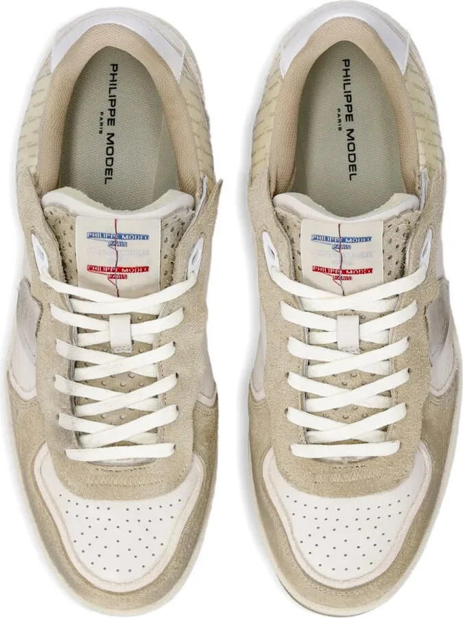 Leather Panelled Sneakers - Image 3