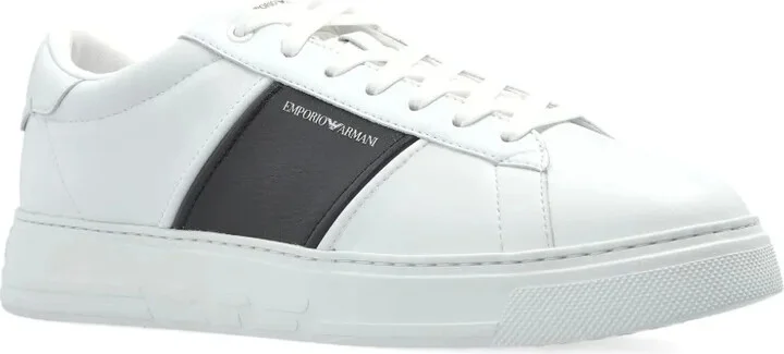 Leather Panelled Sneakers - Image 2