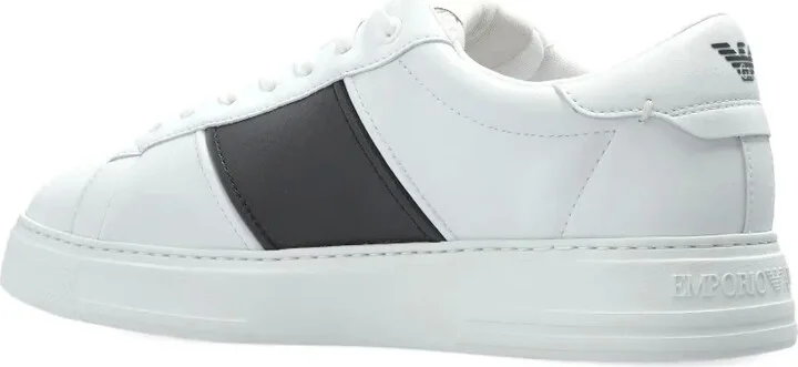 Leather Panelled Sneakers - Image 4