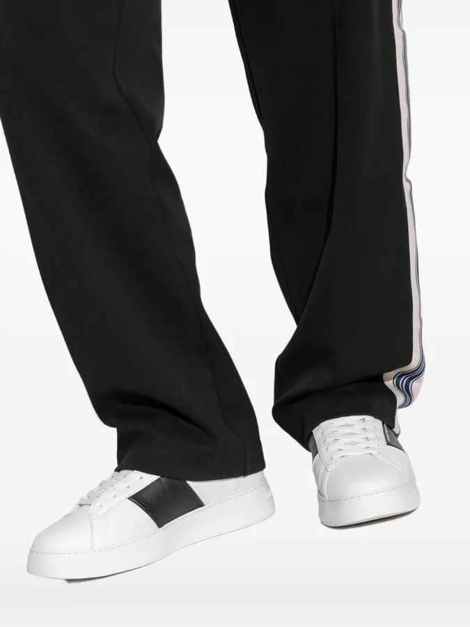 Leather Panelled Sneakers - Image 5