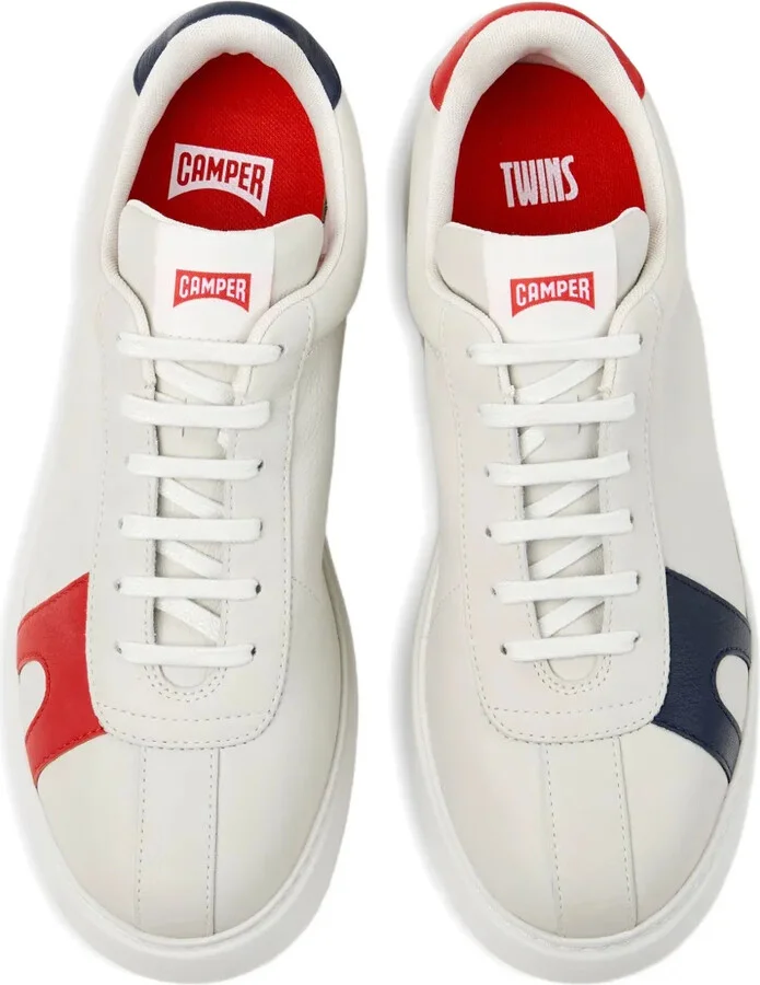 Leather Panelled Sneakers - Image 4
