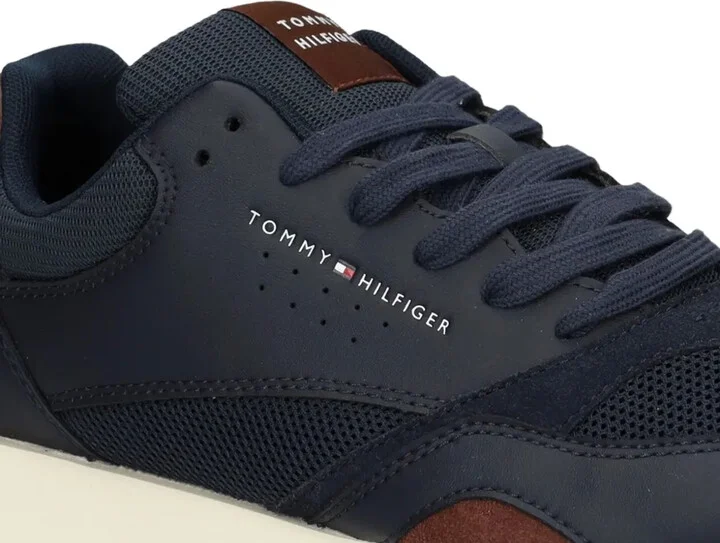 Leather Panelled Sneakers - Image 2