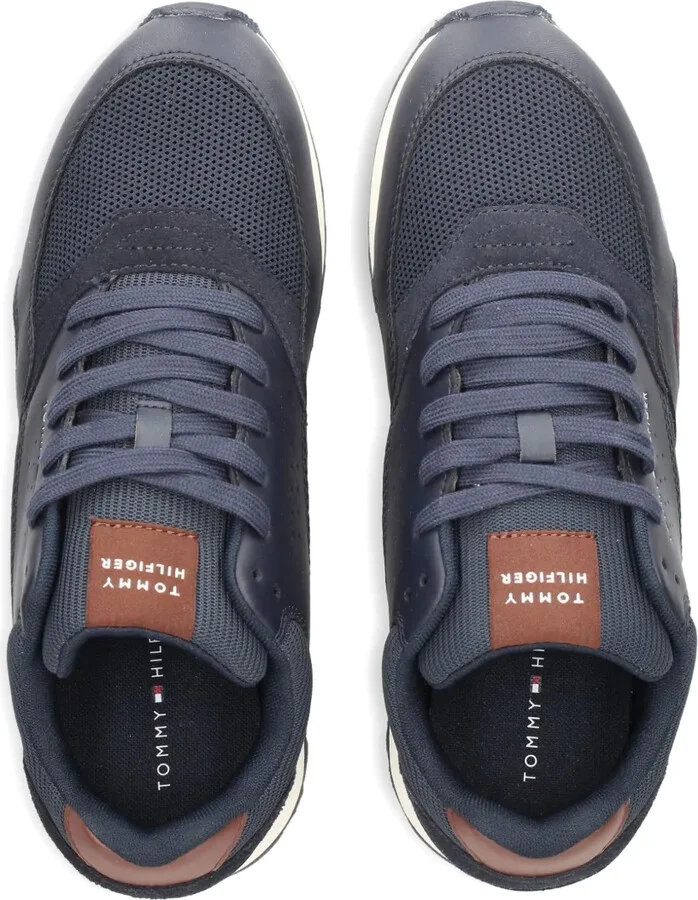Leather Panelled Sneakers - Image 3