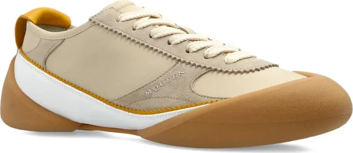 Leather Panelled Sneakers - Image 2