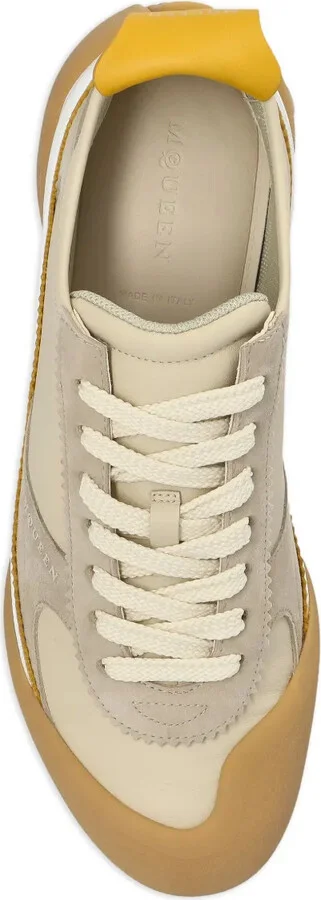 Leather Panelled Sneakers - Image 3