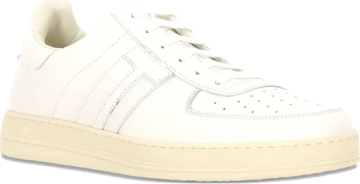 Leather Panelled Sneakers - Image 2