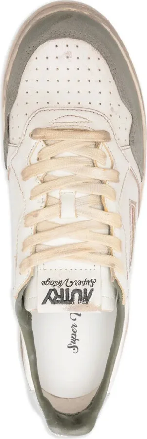 Leather Panelled Sneakers - Image 4