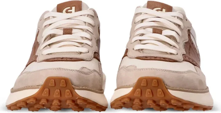Leather Panelled Sneakers - Image 4