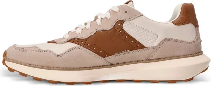 Leather Panelled Sneakers - Image 5