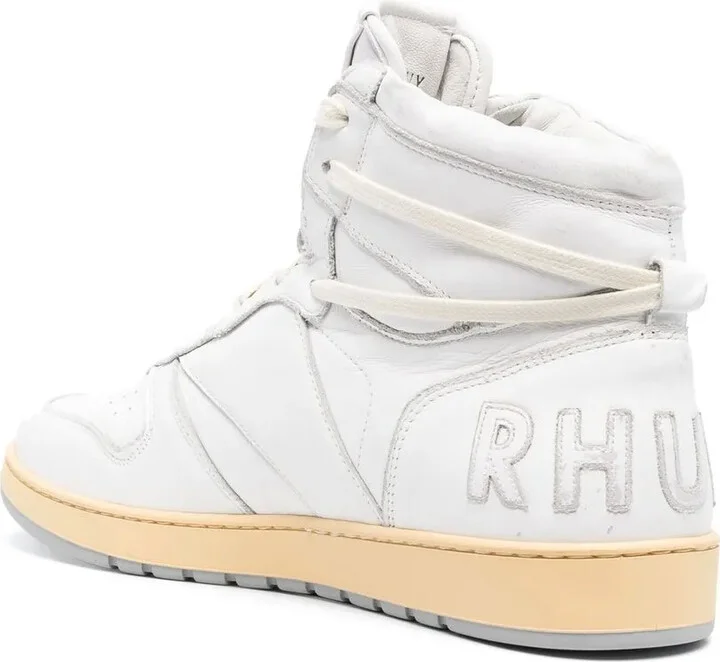 Leather Panelled Sneakers - Image 3