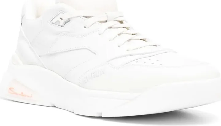 Leather Panelled Sneakers - Image 2