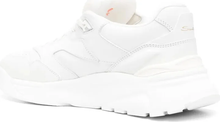 Leather Panelled Sneakers - Image 3