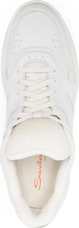 Leather Panelled Sneakers - Image 4