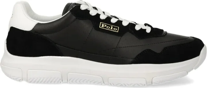 Leather-Panelled Sneakers